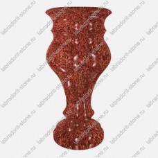 ваза из красного гранита VZ-018